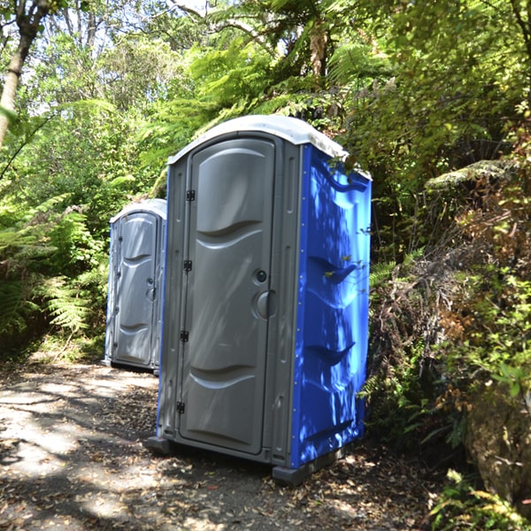 how often are construction portable restrooms restocked with supplies